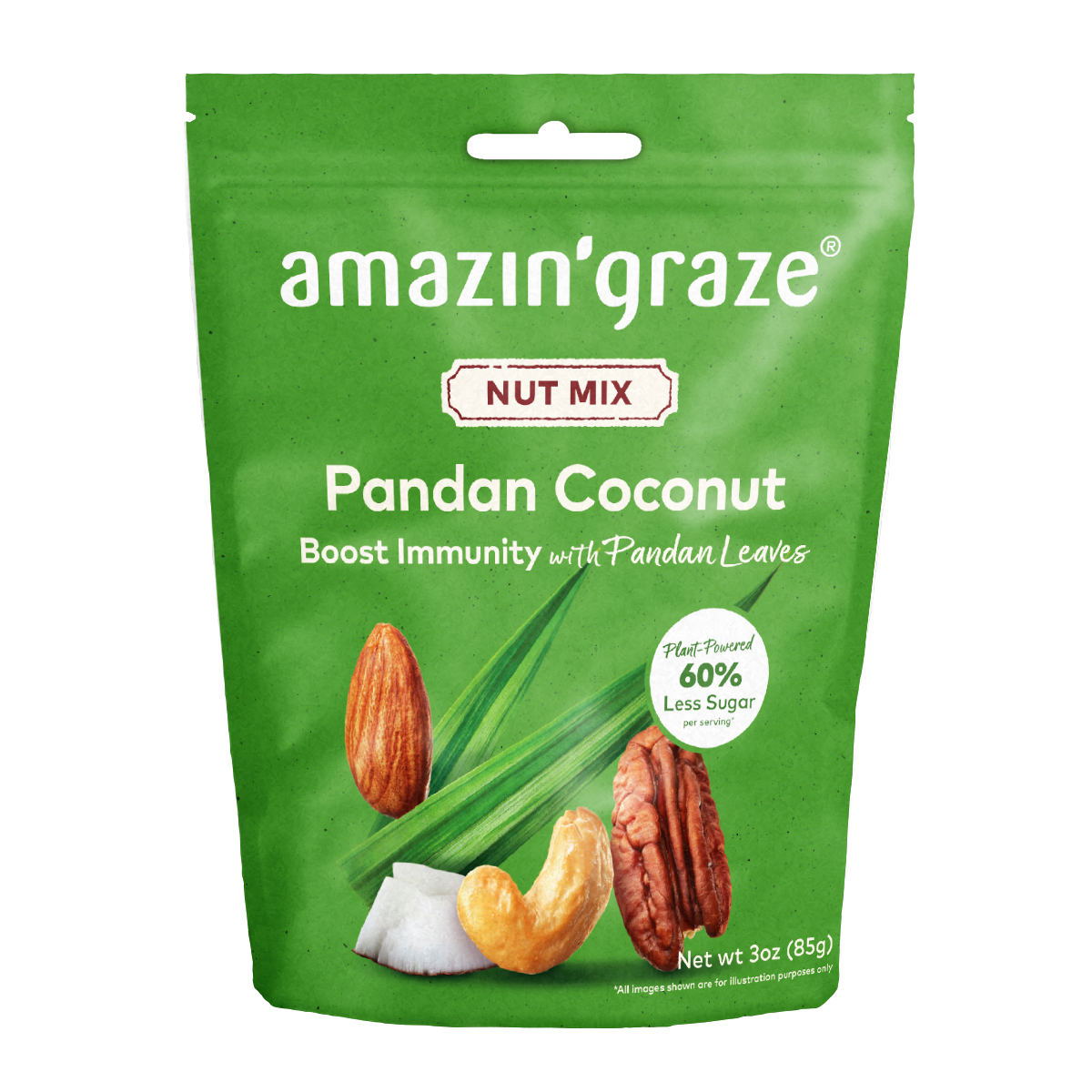 Pandan coconut nut mix liberty farm market store